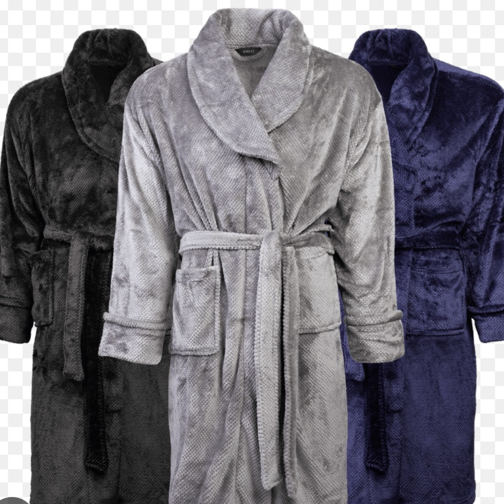 Amari Men's Luxury Black Robe